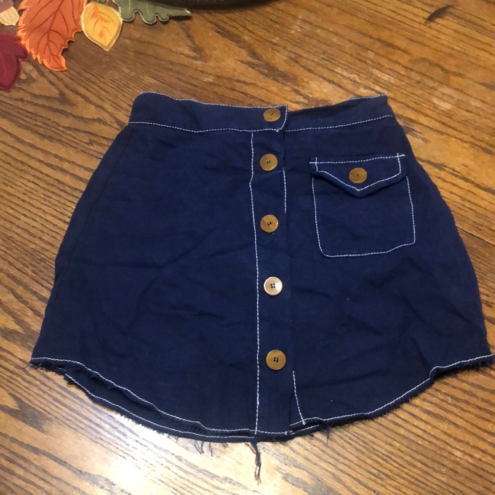 Zara linen blend skirt from their trf collection